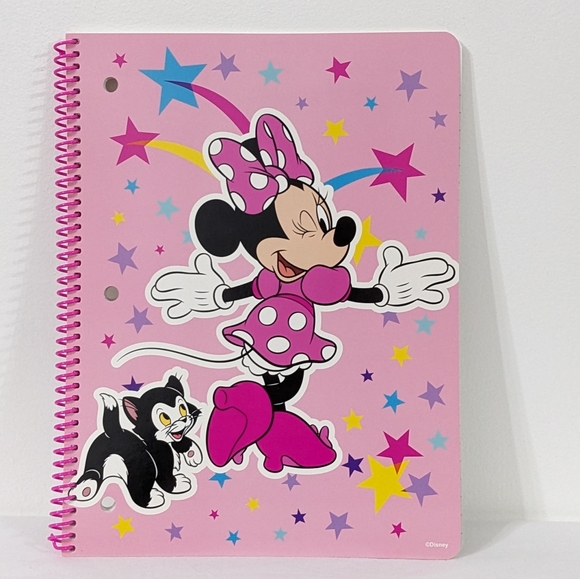 Disney Minnie Mouse Spiral Journal Notebook, 10.5 in x 8 in., NEW - Picture 1 of 4